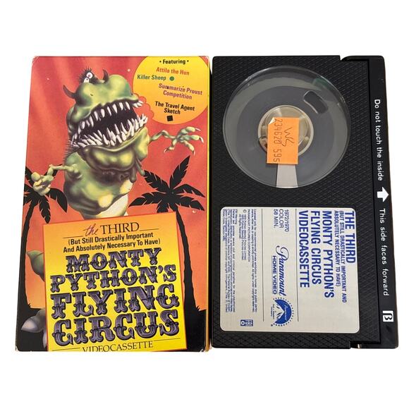 Monty Pythons Flying Circus Betamax Tape the Third 3 Paramount video 1986 Vtg - Picture 1 of 4